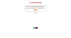Desktop Screenshot of cashburners.com